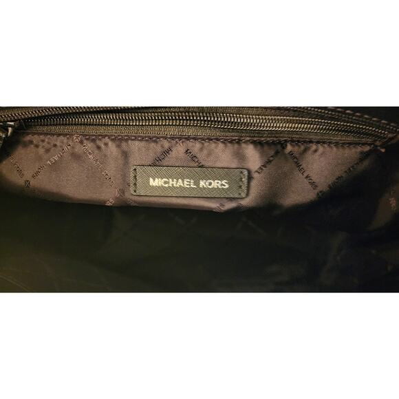 Michael Kors Jet Set Large Logo Shoulder Bag dark gray and blackmICHAEL - Picture 5 of 9